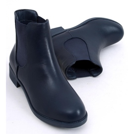 BM Botines Chelsea clásicos para mujer azul marino 6217 Navy 3