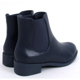BM Botines Chelsea clásicos para mujer azul marino 6217 Navy 1