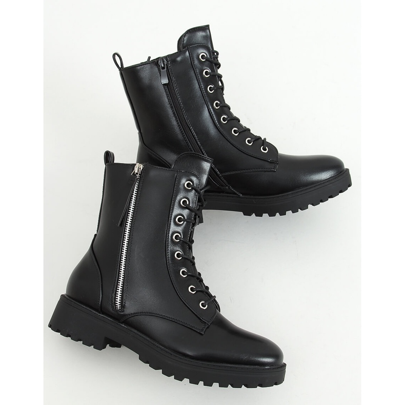 Botas militares negras Xj-63 Black negro 1