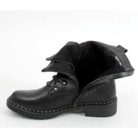 Black XJ-53 Black botas de trabajo negro 3