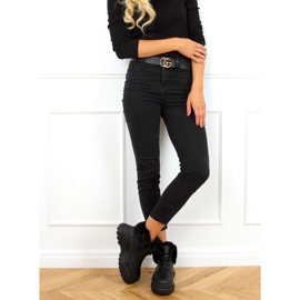 Botines negros con piel 2C9XX064-2 Negro 2