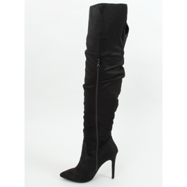 Botas negras sobre un alfiler negro RF296 negro 1