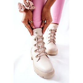 Botas Mujer Ante Beige Nicole 2674 5