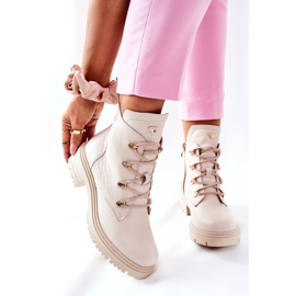 Botas Mujer Ante Beige Nicole 2674 7