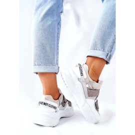 NAVY DOT Zapatos Deportivos De Mujer Deportivos Plateados Katerini plata 3