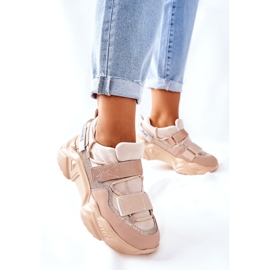 NAVY DOT Calzado deportivo de mujer Sneakers Beige Katerini 3