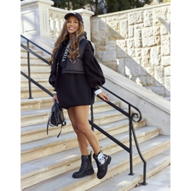 Botas de Mujer con Estampado GOE II2N4045 Negro 2 Botas de Mujer con Estampado GOE II2N4045 Negro 2