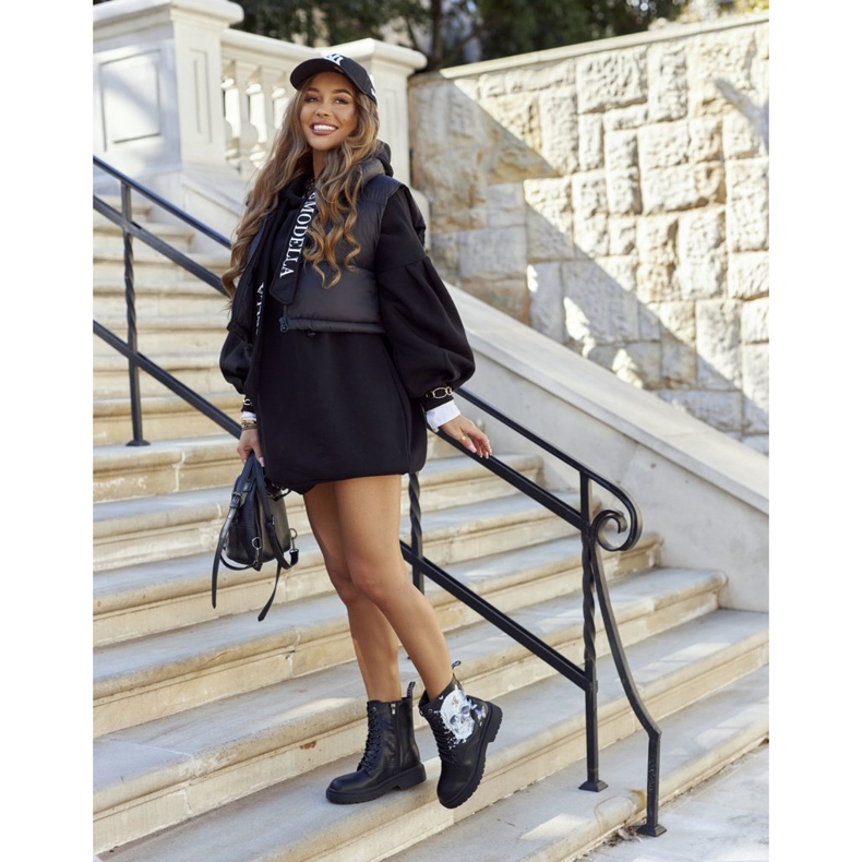 Botas de Mujer con Estampado GOE II2N4045 Negro 2 Botas de Mujer con Estampado GOE II2N4045 Negro 2