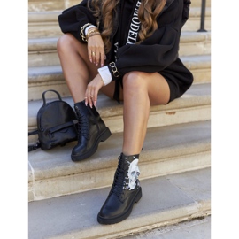 Botas de Mujer con Estampado GOE II2N4045 Negro 7