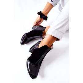 PA2 Botas De Cuero De Mujer Con Tacón Negro I Wish 2