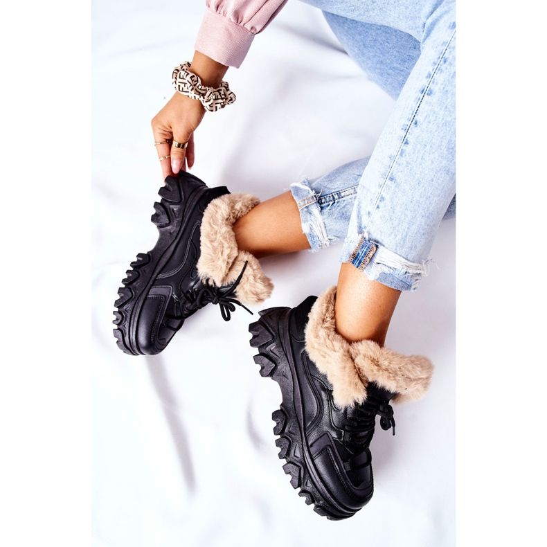 PM1 Botas de abrigo negras para mujer Limerick negro 2