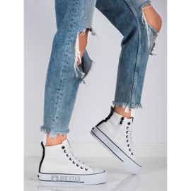 Zapatillas de mujer Big Star II274014 blanco 1