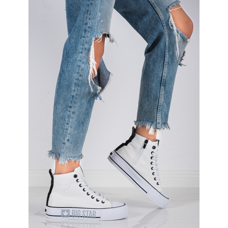 Zapatillas de mujer Big Star II274014 blanco 1