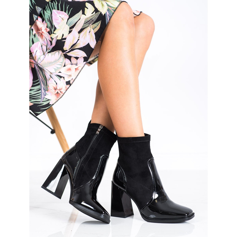 S. BARSKI Botas con tacón trapezoidal S.BARSKI negro 2 S. BARSKI Botas con tacón trapezoidal S.BARSKI negro 2