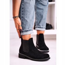 Botines Mujer Jodhpur Boots Suede Black Meagan negro 1 Botines Mujer Jodhpur Boots Suede Black Meagan negro 1