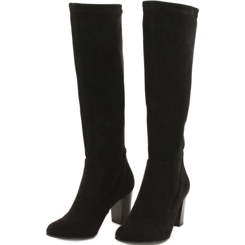 Botas de mujer negras con ante Caprice 25502-27 044 negro 2