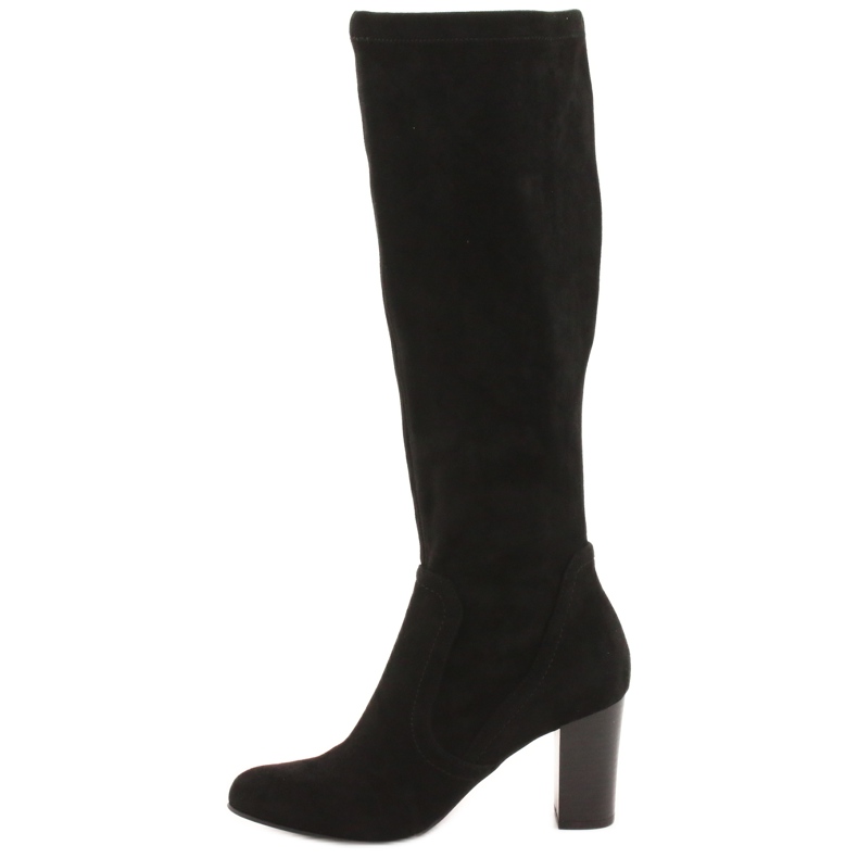 Botas de mujer negras con ante Caprice 25502-27 044 negro 1