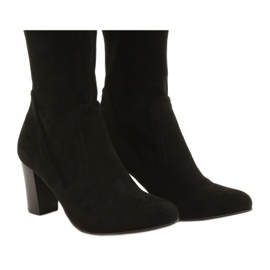 Botas de mujer negras con ante Caprice 25502-27 044 negro 5