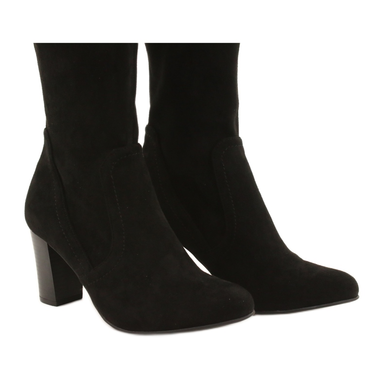Botas de mujer negras con ante Caprice 25502-27 044 negro 5