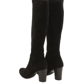 Botas de mujer negras con ante Caprice 25502-27 044 negro 3
