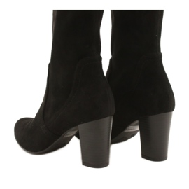 Botas de mujer negras con ante Caprice 25502-27 044 negro 4