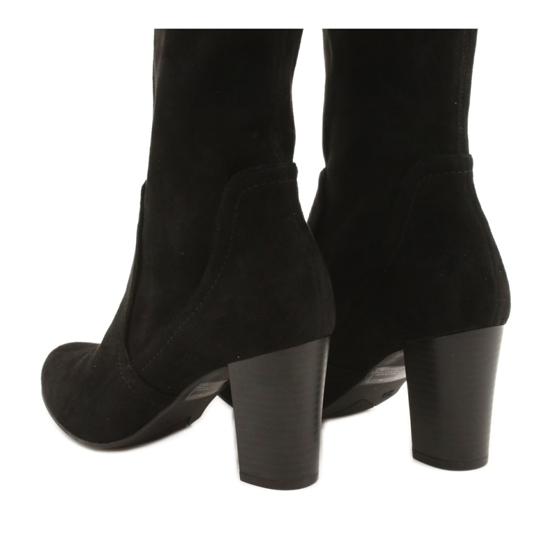 Botas de mujer negras con ante Caprice 25502-27 044 negro 4