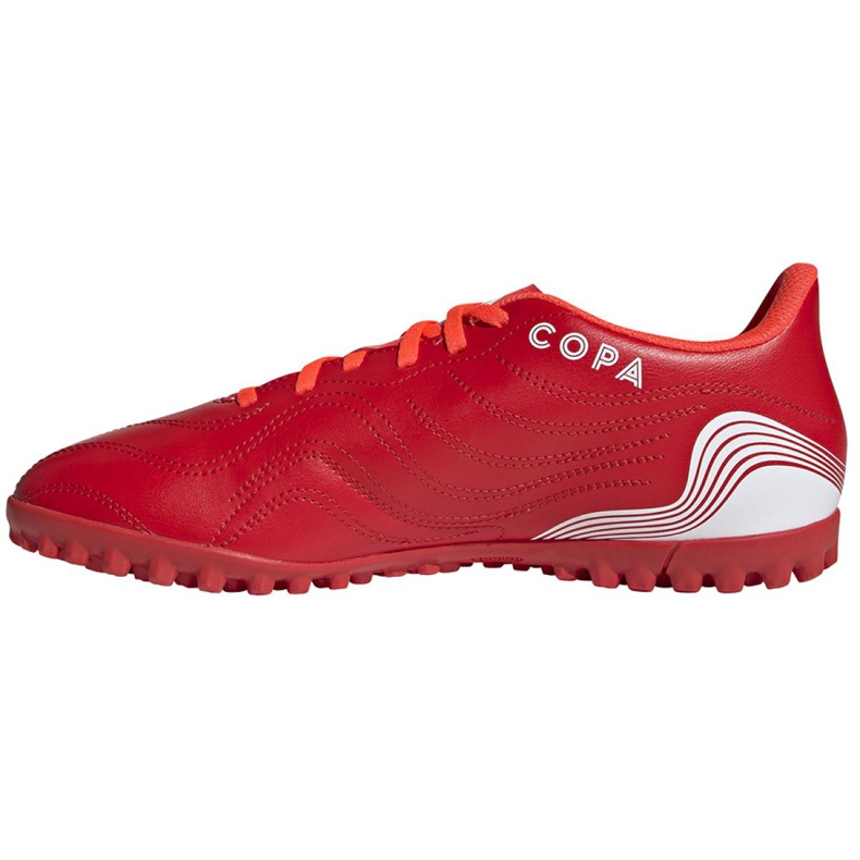 Botas de fútbol adidas Copa Sense.4 Tf M FY6179 rojo naranjas y tintos 1