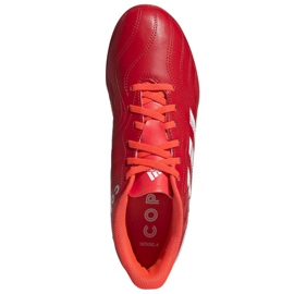 Botas de fútbol adidas Copa Sense.4 Tf M FY6179 rojo naranjas y tintos 2