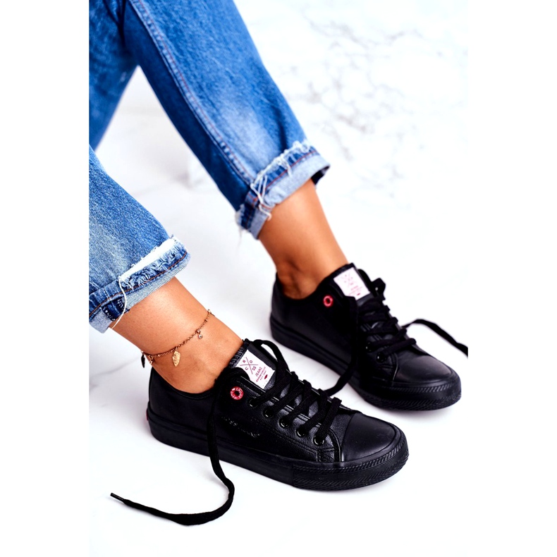 Zapatillas Mujer Cross Jeans Polipiel Negra DD2R4029CFW20 negro 4