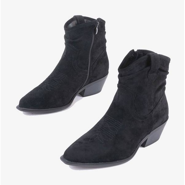 Botas de vaquero negras en el poste Bowi Bowi negro 1 Botas de vaquero negras en el poste Bowi Bowi negro 1