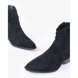 Botas de vaquero negras en el poste Bowi Bowi negro 3