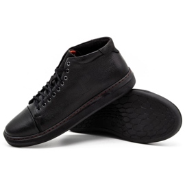 Polbut Zapatos con aislamiento de piel para hombre 2110F Negro 3