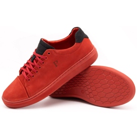 Polbut Zapato piel hombre 2109 rojo 3