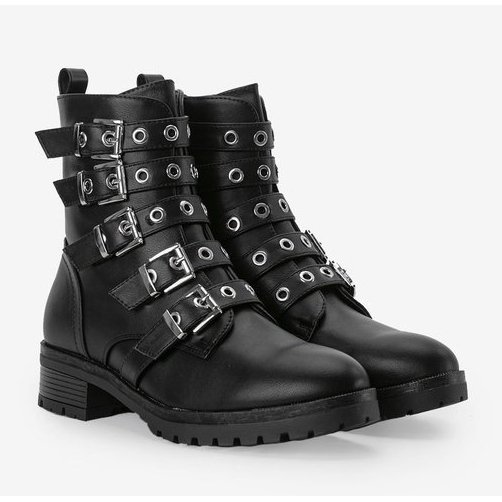 Bolsos negros con hebillas Suzan 1