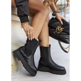 S.Barski Botas altas de mujer Jodhpur Black Belive negro 2