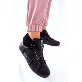 Zapatillas de mujer Big Star II274155 Black insulated negro 5