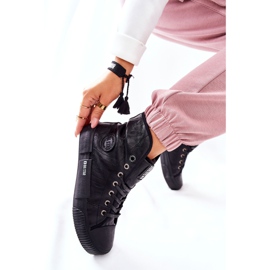 Zapatillas de mujer Big Star II274155 Black insulated negro 9