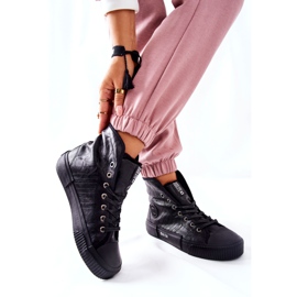 Zapatillas de mujer Big Star II274155 Black insulated negro 10