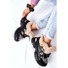 Calzado deportivo con aislamiento para mujer Black Heart Beats negro 1 Calzado deportivo con aislamiento para mujer Black Heart Beats negro 1