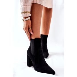 PG1 De Mujer Ante Botas Con Tacón Negro Kastren 6