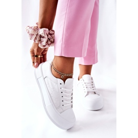 FB3 Zapatillas De Mujer En La Plataforma Blanco Miel 8