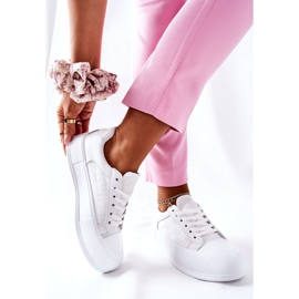 FB3 Zapatillas De Mujer En La Plataforma Blanco Miel 5