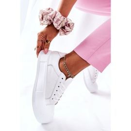 FB3 Zapatillas De Mujer En La Plataforma Blanco Miel 7