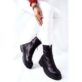PE1 Botas de Mujer con Cremallera Negra Tierra negro 4