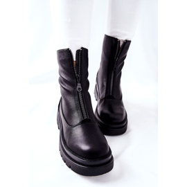 PE1 Botas de Mujer con Cremallera Negra Tierra negro 5
