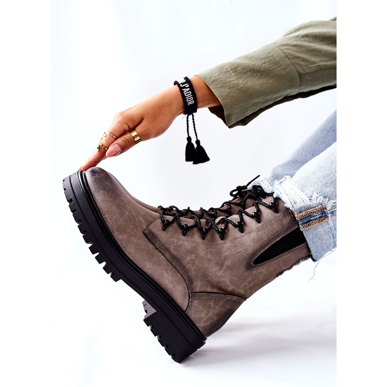 Botas Trabajadores Calentadas Sergio Leone Gris TR756 2