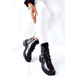 Botas Calientes Lacadas Sergio Leone Negro TR744 2