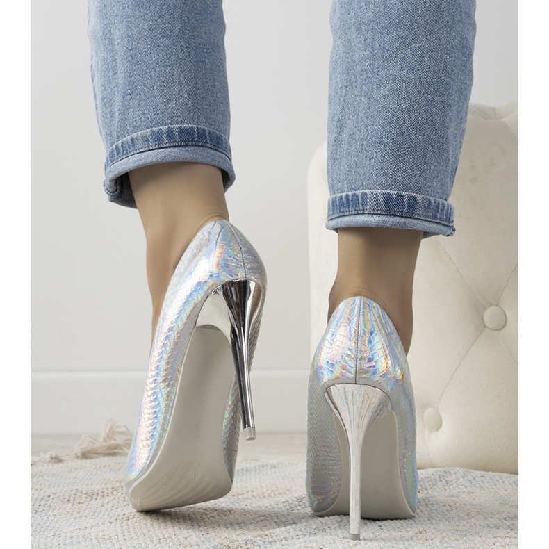 Alfileres holográficos de plata de Craigie 1