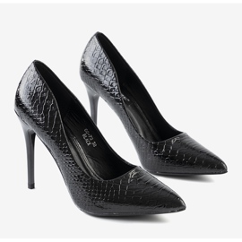 Tacones altos negros de Craigie 1 Tacones altos negros de Craigie 1