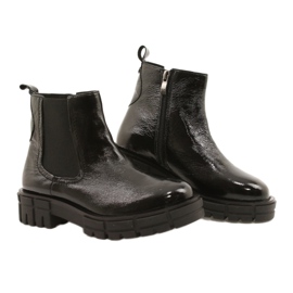 Botas de mujer Black Varnished Caprice 9-25461-27 017 negro 5 Botas de mujer Black Varnished Caprice 9-25461-27 017 negro 5